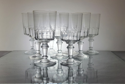 9 Wasser-/Weingläser Modell Mirabeau