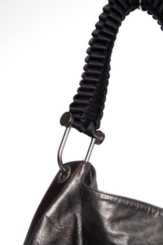 Image 1 of Marni, Schultertasche aus Metallic-Leder