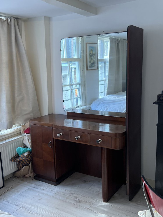 Coiffeuse vintage, Bois, Beige (photo 5 sur 7)