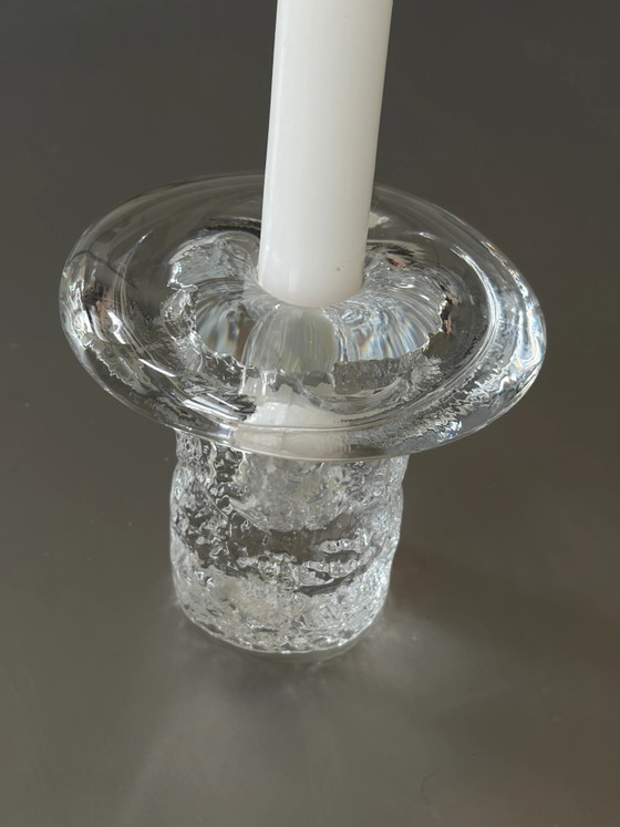 Mid-Century JOSKA Germany ice glass candle holder – Mid Century Modern (photo 4 of 5)