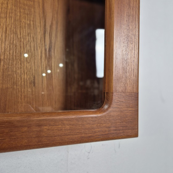 Image 1 of Dyrlund vintage 1960s wall unit display cabinet Danish