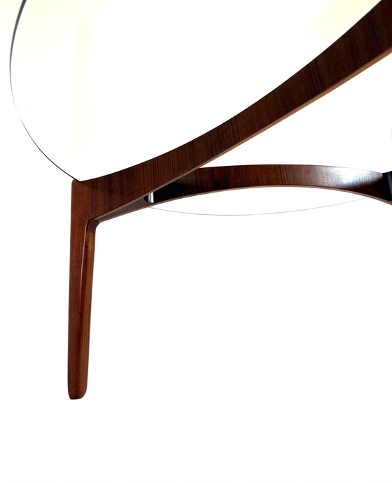 Vintage Coffee Table Model No. 104, Sven Ellekær ‘60 – Glass, Wood (photo 7 of 14)
