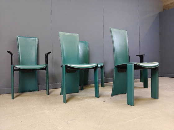 Image 1 of Vintage eetkamerstoelen van Pietro Costantini, jaren 80, set van 6