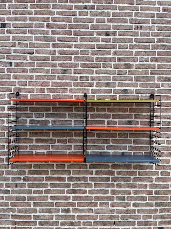 Image 1 of Étagère murale double Tomado vintage, le système mural emblématique du design néerlandais