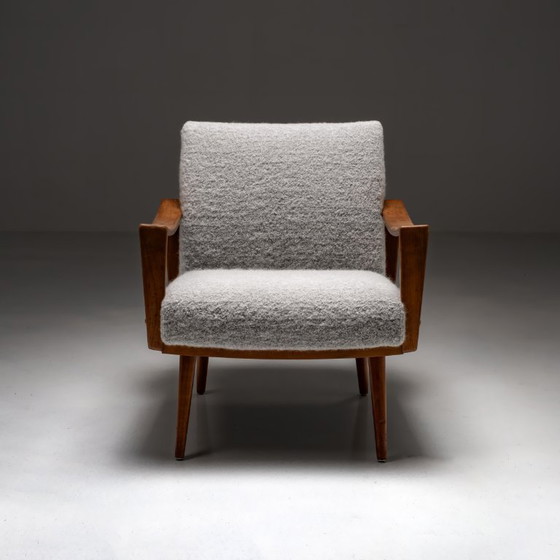 Image 1 of Walnoot hout fauteuil 