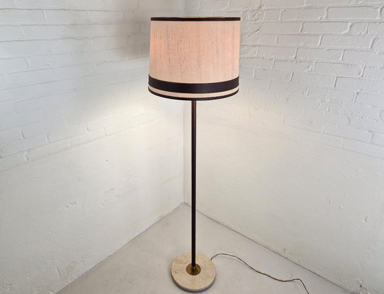 Image 1 of Lampada da terra vintage Twilight con paralume originale