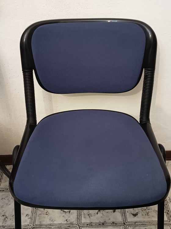 Image 1 of Set van 4 vintage bureaustoelen van Vertebra.
