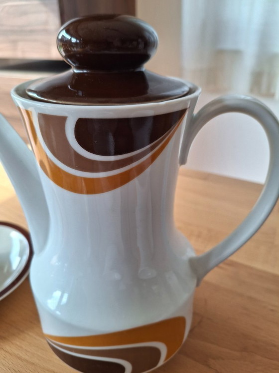 Image 1 of Servizio da caffè Seltmann Weiden dal design "Space Age" degli anni '70.