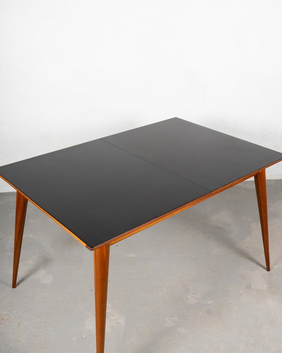 Image 1 of Mid Century Scandinavian Dining Table Made Of Teak