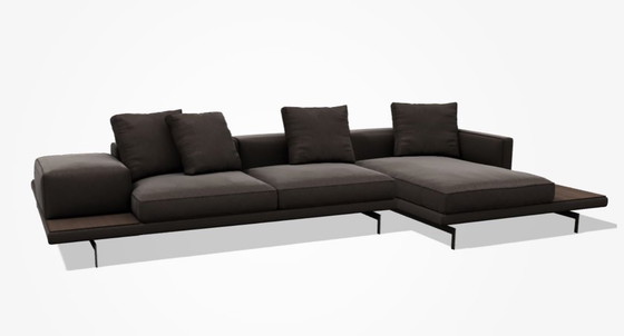 Image 1 of Divano Dock B&amp;B Italia versione alta base in legno