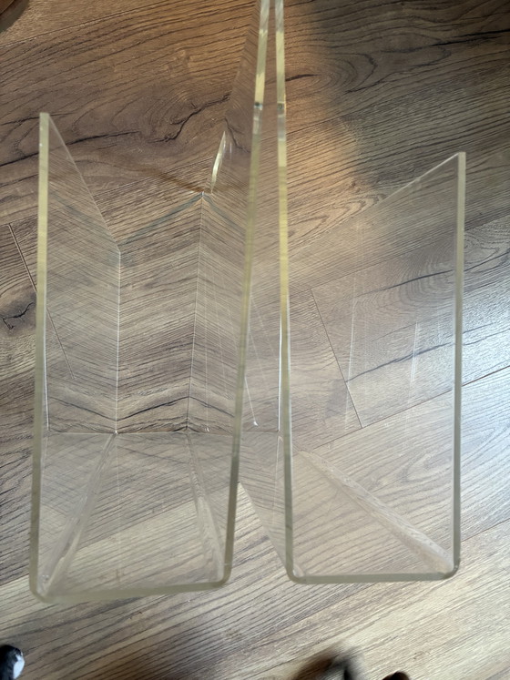 Image 1 of Perspex magazine rack 1970s