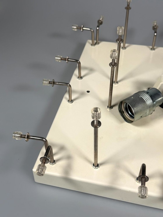 Image 1 of 60er 70er Jahre Ice Glas Plafoniere Flush Mount von Kalmar Franken KG Österreich