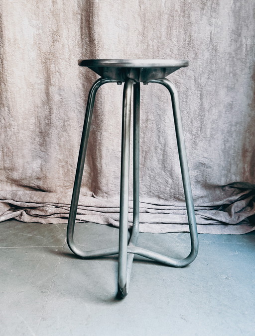 Tabouret en Fonte d'Aluminium, 1980