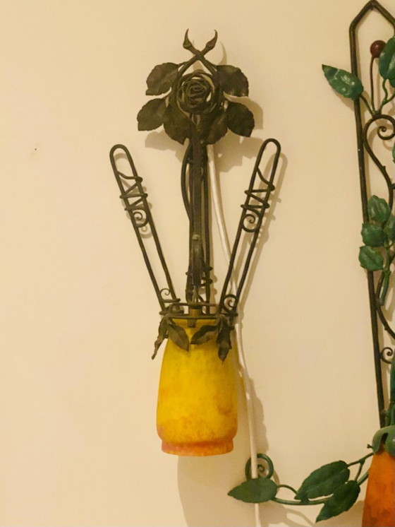 Image 1 of Coppia di lampade da parete Muller Frères