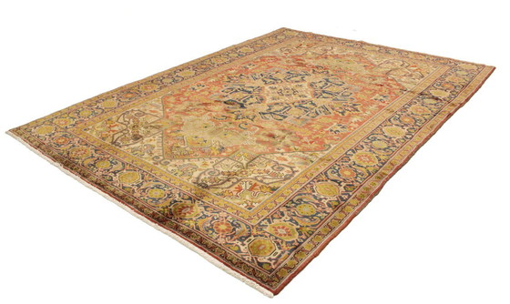 Image 1 of Teppich Handgeknüpft Heris Orientteppich 336 x 242 cm Perserteppich Antik Design