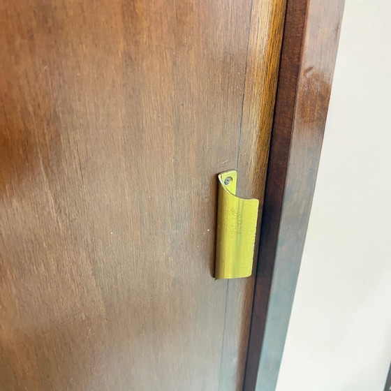 Image 1 of Mid - Century bar/ media cabinet/ sideboard made in Germany in the 1950s from walnut in vintage condition