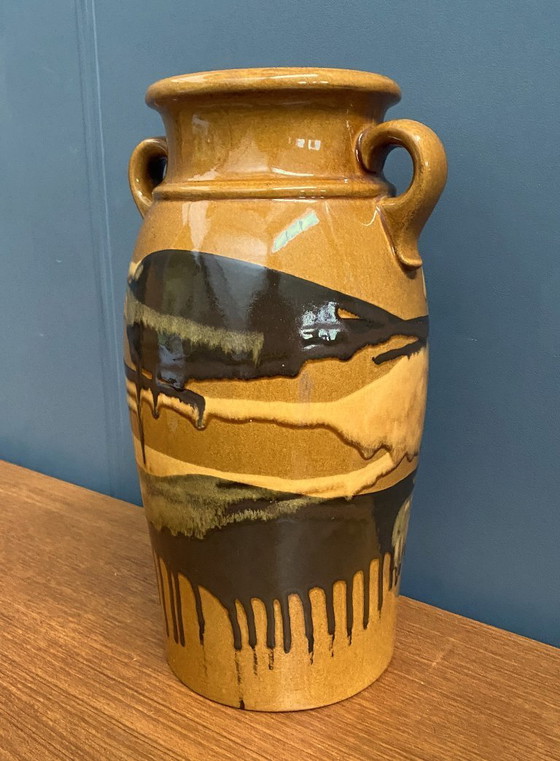 Image 1 of Xl Scheurich vase brown model 220-44 1970s