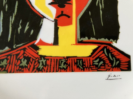 Image 1 of Beautiful Picasso bowl 30 cm - signed.