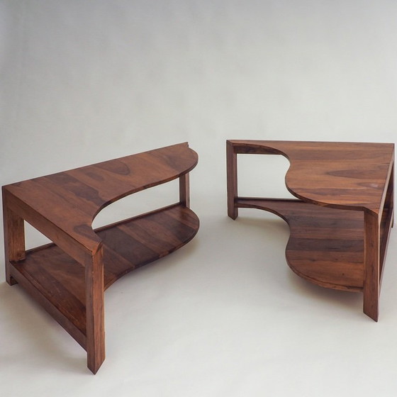 Image 1 of Wooden Yin Yang style Coffee Table