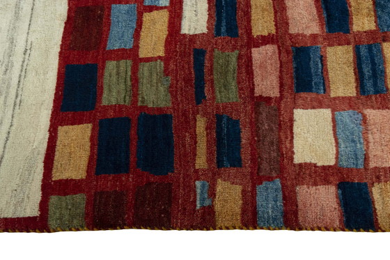 Image 1 of Tapis Gabbeh nomade noué à la main - 117 X 105 cm
