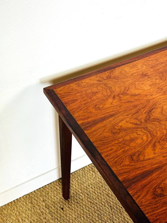 Image 1 of Skandinavischer Esstisch aus Palisanderholz mit Ausziehplatten, 1960