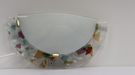 Image 1 of Vetro Artistico Arte Muranese Murano glass lamp set