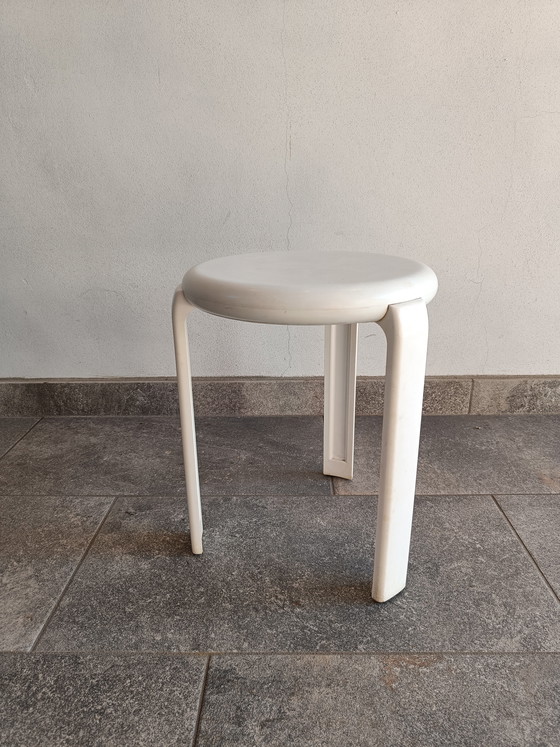 Image 1 of Vintage Italian plastic stool / side table by Metalplastica, 1970s