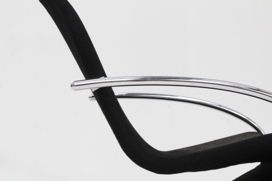 Image 1 of Fauteuil lounge vintage 1-2-3 chromé de Verner Panton, années 1970