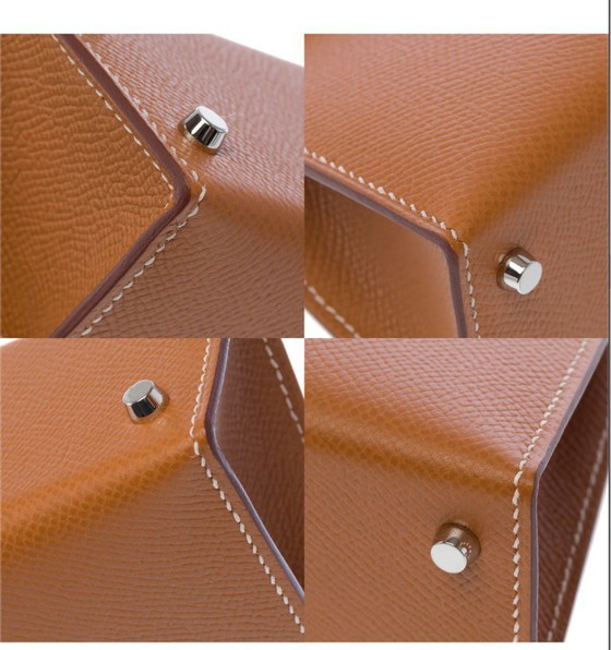 Image 1 of Borsa HERMES Kelly Mini in cuoio dorato - 103393