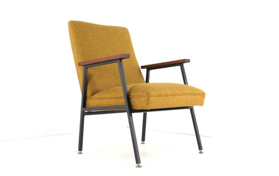 Vintage Gispen Genie Armchair Newly Upholstered Restored – Metal (photo 5 of 13)