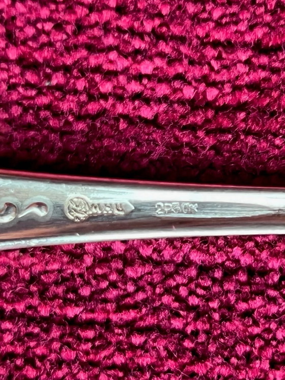 Set Teelöffel, Besteckkassetten, Metall, Silber (Foto 5 von 6)
