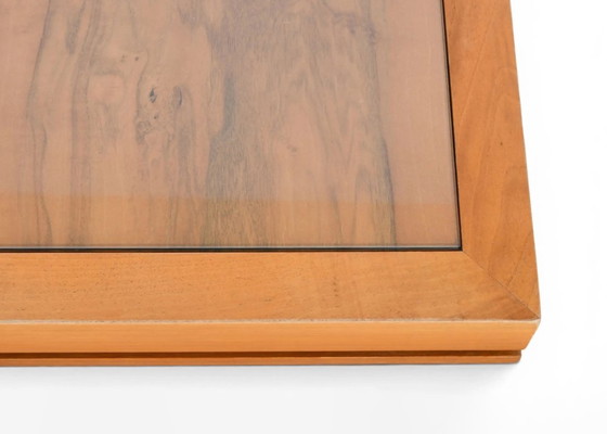 Elm Coffee table, tempered glass top, 60s/70s, Design (photo 7 of 8)