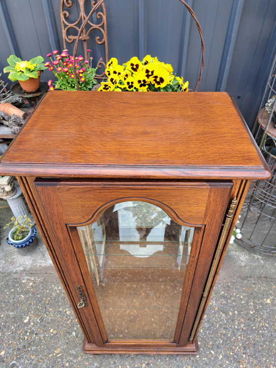 Image 1 of Vetrina classica, mobile porta stoviglie, bar per whisky, mobile porta bevande Dimensioni 61x40 cm e 130 cm di altezza