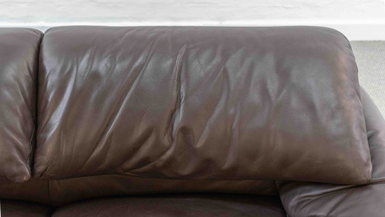 Image 1 of Cassina Maralunga 3-Sitzer-Sofa aus Leder von Vico Magistretti