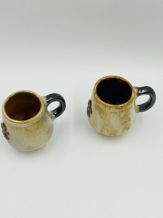 Duo of Bouffioulx Guérin stoneware mugs, Guerin, Glass & Decanter, Ceramic, Brown (photo 4 of 7)