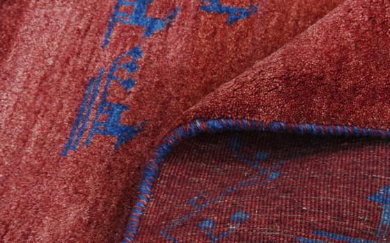 Image 1 of Original Persian carpet Gabbeh Ghashghai oriental carpet 200 cm x 92 cm old natural