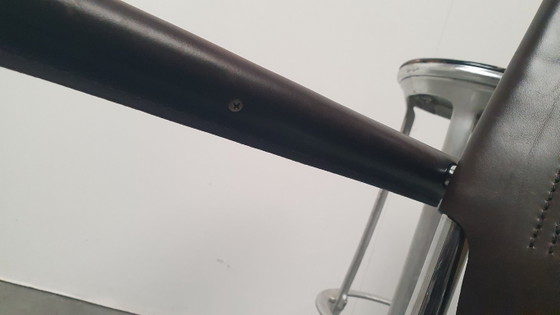 Image 1 of Mart Stam S34/B vintage stoel fasem Italië 70s tuigleer