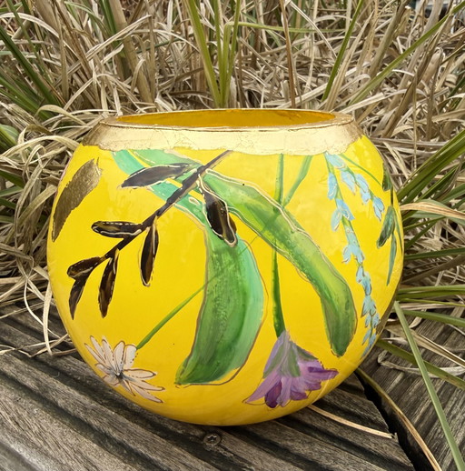 VIBE Art handgeschilderde vaas