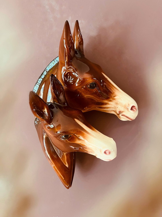 Image 1 of Jema “70’s Ceramic horse wall decoration