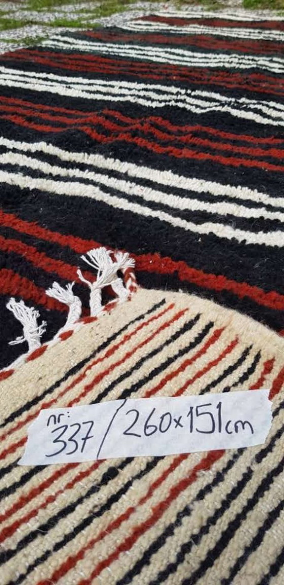 Image 1 of Handgeknoopt Berber kleed wol 260x151cm