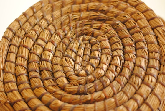 Image 1 of Large Bohemian Decorative Basket