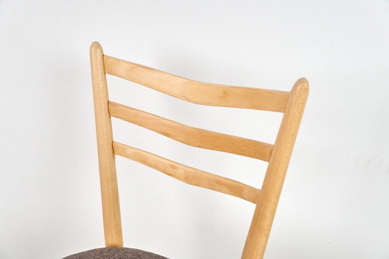 Image 1 of Set van 4 houten stoelen JITONA, jaren 60, Tsjechoslowakije