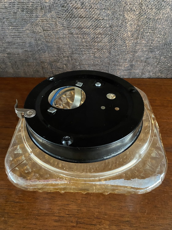 Image 1 of Vintage Plafonnière Wandlamp Sixties Champagne Regency