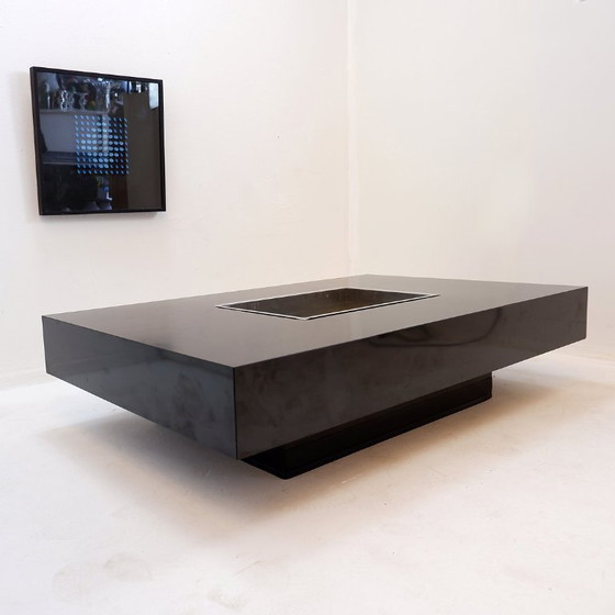 Image 1 of Italiaanse salontafel geïnspireerd op het "Alveo" model van W. Rizzo voor Sabot