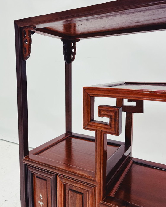 Image 1 of Small Chinese Display Cabinet
