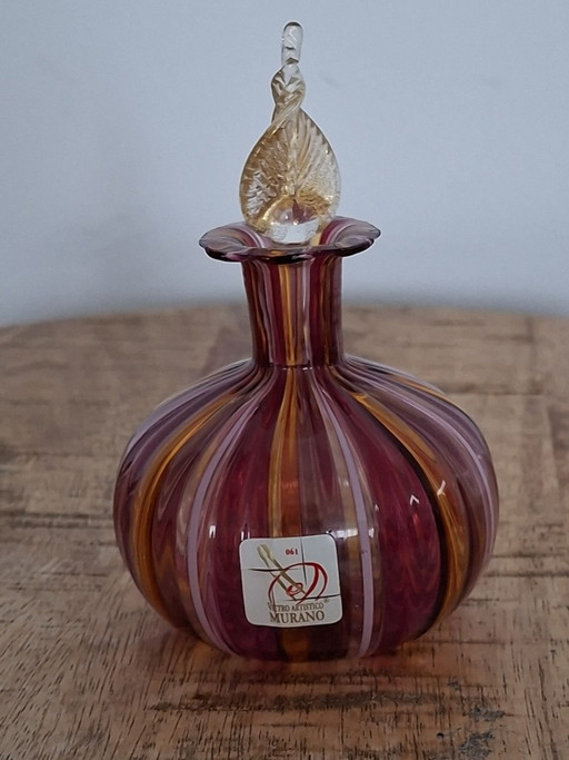Frasco de Perfume de Cristal de Murano – Gabriele Urban (061) – Con Etiqueta
