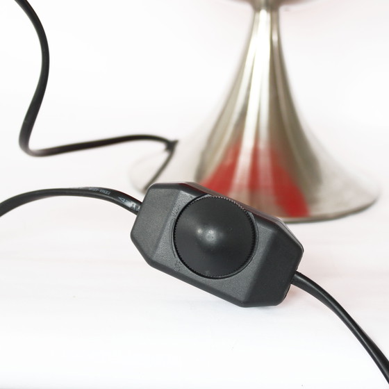 Image 1 of Prisma Red Apple Glass Lamp