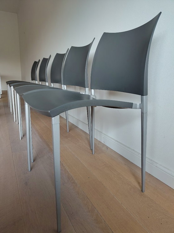 Image 1 of 8 Desalto Sand-Stühle in ausgezeichnetem Zustand