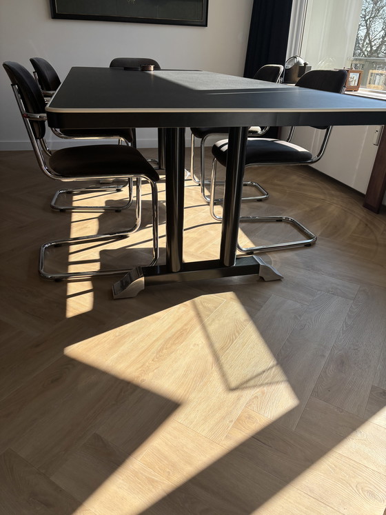 Image 1 of Gispen wicker table