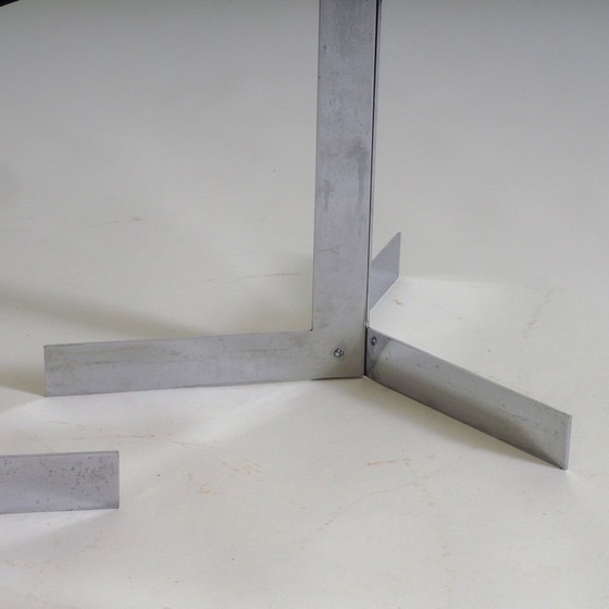 Image 1 of Set of 2 Octagonal Black & White Side Tables